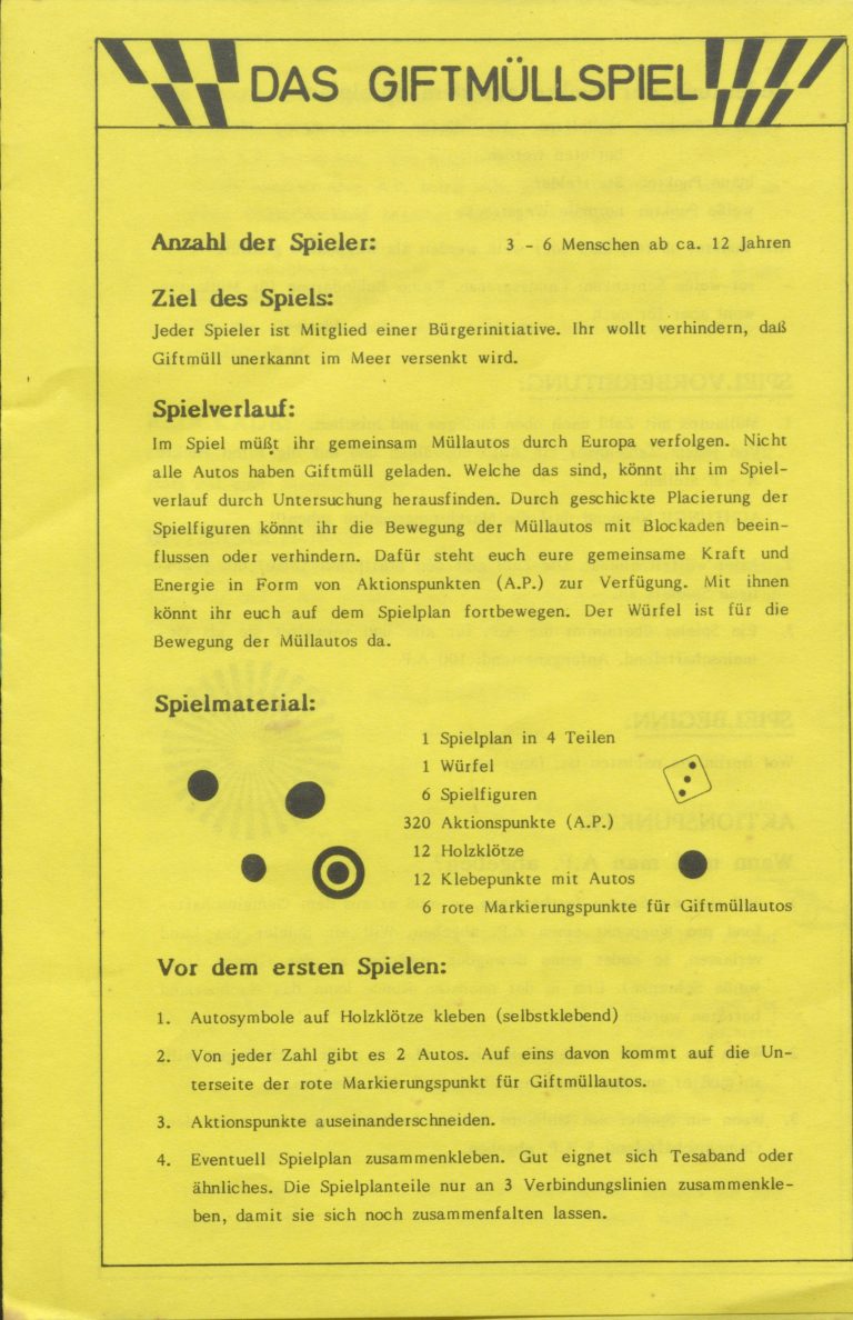 Spielanleitung "Giftmüll-Spiel"