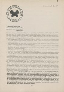 Vorwort zum Wahlprogramm der Bunten Liste , 1978
