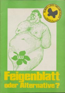 Broschüre der Bunten Liste zur Abgrenzung von der "Grünen Liste Umweltschutz", Juli 1978
