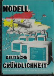 Plakat Modell deutsche Gründlichkeit