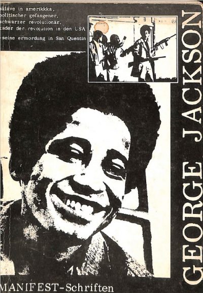 Cover eines Manifests anlässlich des Todes von George Jackson, [1971]