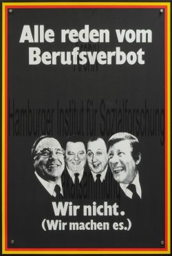 Plakat der Demokratischen Grafik Hamburg, [1977]